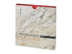 Еженедельник с каменной бумагой А5+ Carrara, красный №9