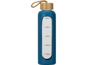 Бутылка из боросиликатного стекла Hangy, 550 мл, индиго №3