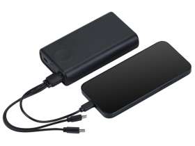 Внешний беспроводной аккумулятор 2-в-1 с функцией зарядки Apple Watch, QC/PD AtomIQ, 10000 мАч, черный №14