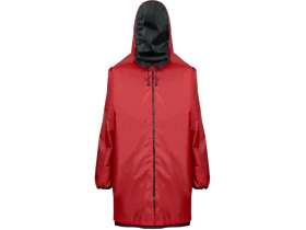 Дождевик Bi-color унисекс, красный/черный №9