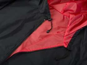 Дождевик Bi-color унисекс, красный/черный №2