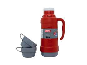 Термос со стеклянной колбой тм THERMOS PICNIC 40 Series Red 1,0L №3