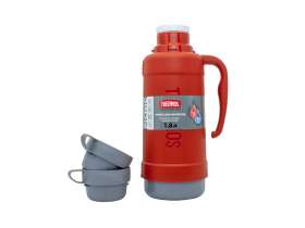 Термос со стеклянной колбой тм THERMOS PICNIC 40 Series Red 1,0L №7