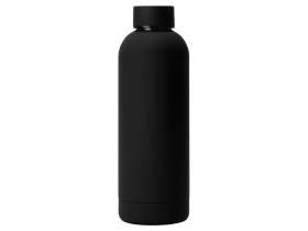 Вакуумная термобутылка Cask Waterline, soft touch, 500 мл, тубус, черный №3
