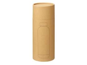 Вакуумная термобутылка Cask Waterline, soft touch, 500 мл, тубус, черный №7