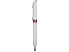 Ручка шариковая Отчизна, белый/триколор №3