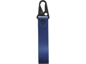 Брелок-ремувка из эко-кожи с карабином Domino, темно-синий №2