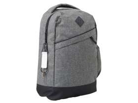 Брелок-ремувка Carabinier из ткани с вставкой из экокожи и карабином, белый №3