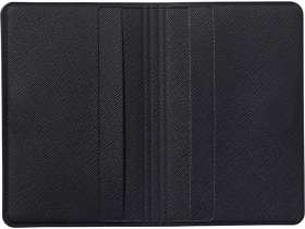 Футляр-книжка на 4-е карты с RFID Favor, черный №3