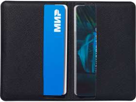 Футляр-книжка на 4-е карты с RFID Favor, черный №4