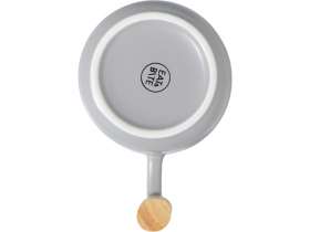 Кружка с ручкой и крышкой из каучукового дерева Jeny, серый №8