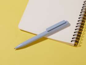 Ручка шариковая Recycled Pet Pen Change Ocean из океанского пластика, голубая №5