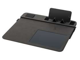 Многофункциональный коврик для мыши Multi Pad с беспроводной зарядкой и LCD экраном, 10 Вт, серый №11