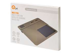 Многофункциональный коврик для мыши Multi Pad с беспроводной зарядкой и LCD экраном, 10 Вт, серый №15