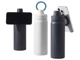 Вакуумная термобутылка с magsafe-держателем INSIDER, 600 мл, черный №3