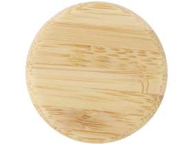 Lume бутылка из матового содово-известкового стекла объемом 500 мл с бамбуковой крышкой - Синий №4