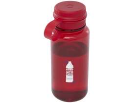 Спортивная бутылка Ryder из переработанного ПЭТ-пластика объемом 900 мл с многофункциональной крышкой, сертифицированная RCS - Красный №6
