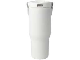 Термостакан Bronx объемом 900 мл из меди и переработанной нержавеющей стали, сертифицированной по стандарту RCS, с вакуумной изоляцией и крышкой с двойной функцией - Белый №2