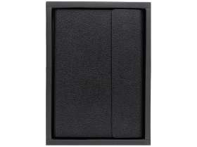 Ежедневник недатированный с магнитным клапаном А5 Venezia, черный №6