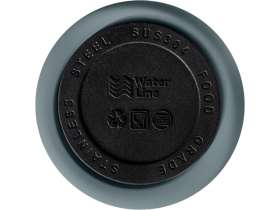 Вакуумная термокружка Waterline c кнопкой Guard, 400 мл, тубус, антрацит №8
