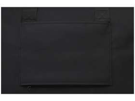 Спортивная сумка для ноутбука с диагональю экрана 15,6 дюйма Turner, изготовленная из переработанных материалов согласно стандарту GRS - сплошной черный №6