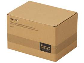 Кружка с двойными стенками на подставке с ложкой Teatrio №10