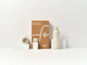 Подарочный набор Ocean Bottle 3-в-1 объемом 500 мл - Sandstone №4