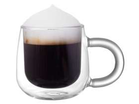 Кружка с двойными стенками с широкой ручкой и градиентным покрытием Fog, черный №5