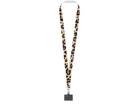 Ланъярд 2 см под сублимацию с трендовым карабином и большим держателем для телефона из ПЭ, серебристый №2