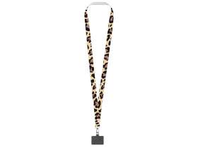 Ланъярд 2 см под сублимацию с трендовым карабином и большим держателем для телефона из ПЭ, серебристый №3