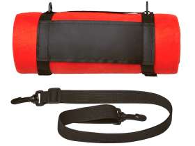 Плед Нежность с плечевым ремнем, красный №5