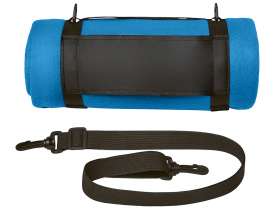 Плед Нежность с плечевым ремнем, синий №5