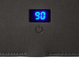 Подарочный набор металлическая ручка и блокнот А5 Twilight  со светящимся логотипом и пауэрбэнком №7