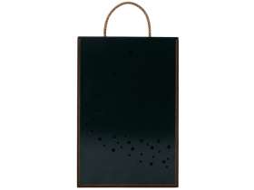 Подарочная коробка из фанеры Constellation 330х220х100 мм, фанера 6 мм, крышка на выдвижных пазах черная ЛХДФ 3 мм, бечевка №8