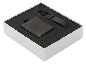 Подарочный набор Long River: кошелек, ремешок для ключей, белая коробка №2