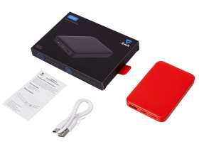 Внешний аккумулятор Simp, 5000 мАч, красный №2