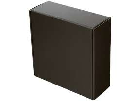 Коробка подарочная Raven, L, черная, вн. размер 260х260х100 мм. №2