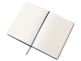 Набор блокнот А5 с магнитным держателем для ручки и подставкой для телефона и металлической шариковой ручкой NotaBene, темно-синий №8