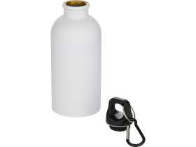 Oregon одностенная бутылка для воды с карабином, изготовленная из нержавеющей стали, сертифицированной по стандарту RCS, объемом 400 мл - Белый №3