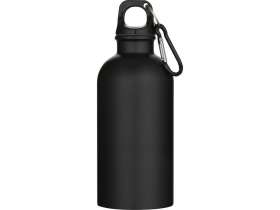 Oregon одностенная бутылка для воды с карабином, изготовленная из нержавеющей стали, сертифицированной по стандарту RCS, объемом 400 мл - Черный №2