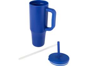 Brady термостакан с силиконовой трубочкой, объемом 900 мл, сертифицированный согласно RCS - Ярко-синий №3
