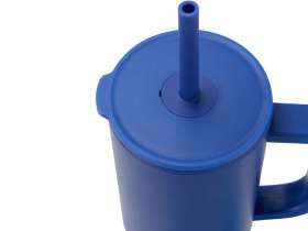 Brady термостакан с силиконовой трубочкой, объемом 900 мл, сертифицированный согласно RCS - Ярко-синий №4