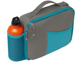 Изотермическая сумка-холодильник Breeze New для ланч-бокса, серый/голубой №4