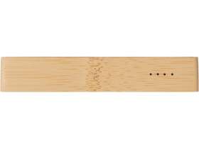 Внешний аккумулятор с подсветкой лого Reedia S2, 5000 mAh, бамбук, черный №6