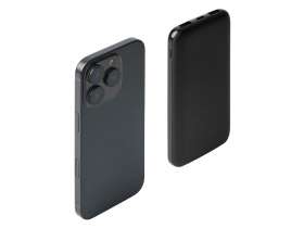 Набор из внешнего акуумулятора и универсального кабеля с подсветкой лого Reserve LED, 10000mAh, черный №3