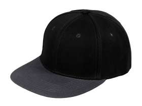 Бейсболка с прямым козырьком Los Angeles 2.0, черный/серый меланж №4