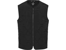 Quartz утепленный жилет унисекс из переработанного материала GRS - сплошной черный №2