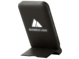 Беспроводной внешний аккумулятор с подсветкой лого и подставкой Magflash, 10000 мАч, 15 Вт, черный №16