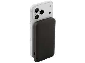 Беспроводной внешний аккумулятор с подсветкой лого и подставкой Magflash, 10000 мАч, 15 Вт, черный №8