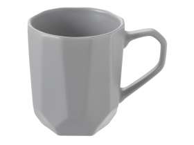 Кружка с гранями Amery, 310мл, серый матовый №2